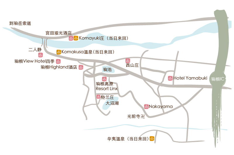早太郎温泉乡地图